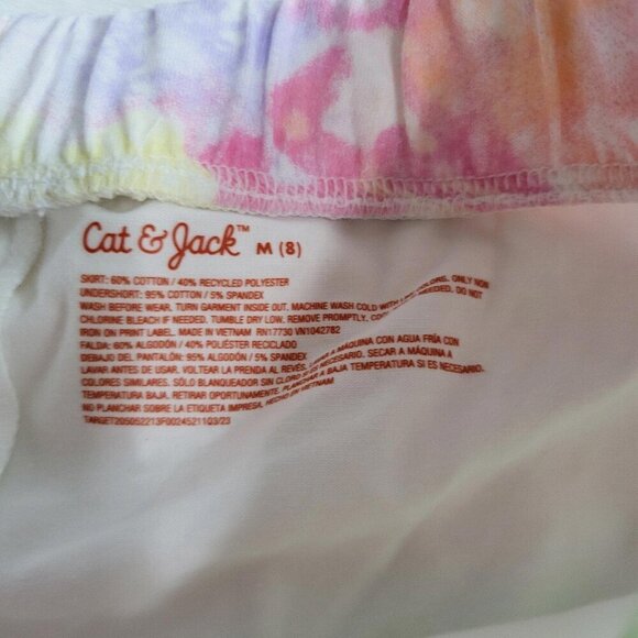 Cat & Jack Girls' Knit Tiered Skort (medium) 4KIDP-T - Picture 4 of 4